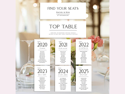 Table plans page photo link